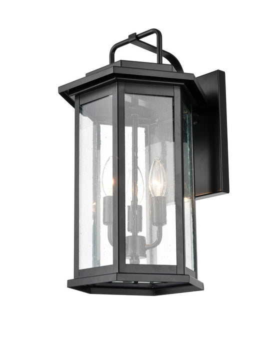 Millennium 2685-PBK Three Light Outdoor Wall Bracket, Powder Coated Black