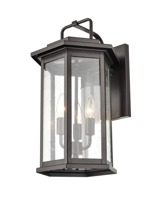Millennium 2685-PBZ Three Light Outdoor Wall Bracket, Powder Coated Bronze