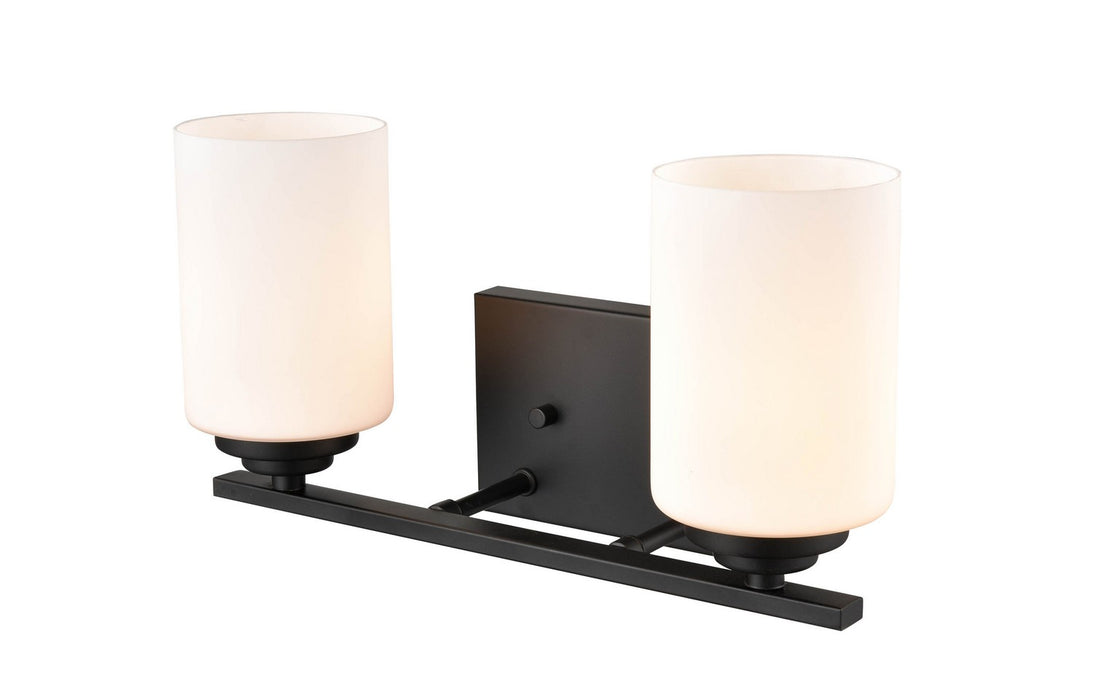 Millennium 3182-MB Two Light Vanity, Matte Black