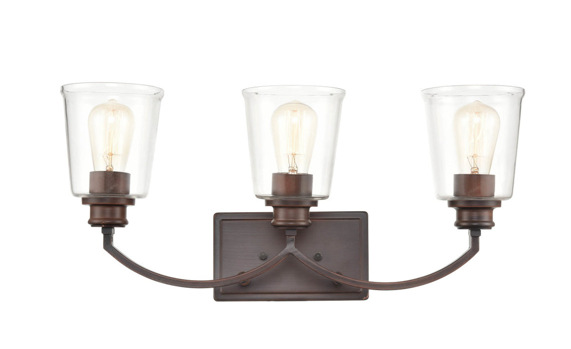 Millennium 3603-RBZ Three Light Vanity, Rubbed Bronze