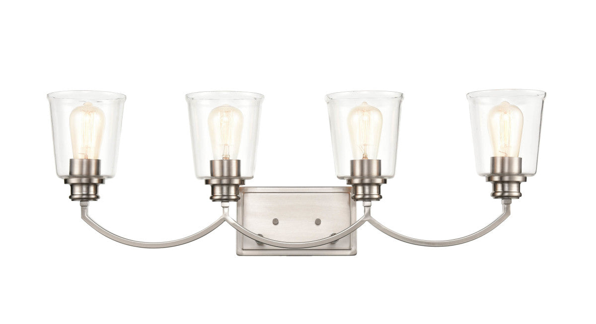 Millennium 3604-BN Four Light Vanity, Brushed Nickel