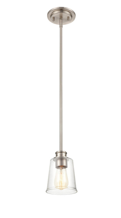 Millennium 3611-BN One Light Mini-Pendant, Brushed Nickel