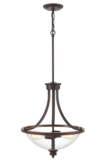 Millennium 3632-RBZ Two Light Pendant, Rubbed Bronze