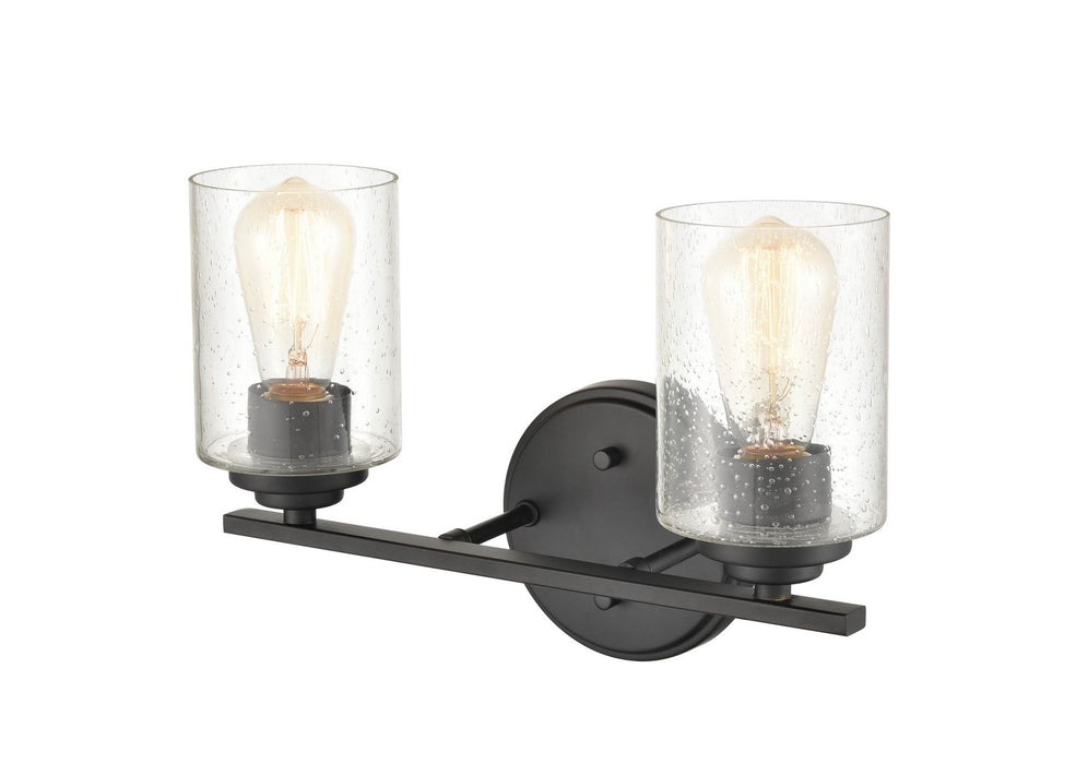Millennium 3682-MB Two Light Vanity, Matte Black