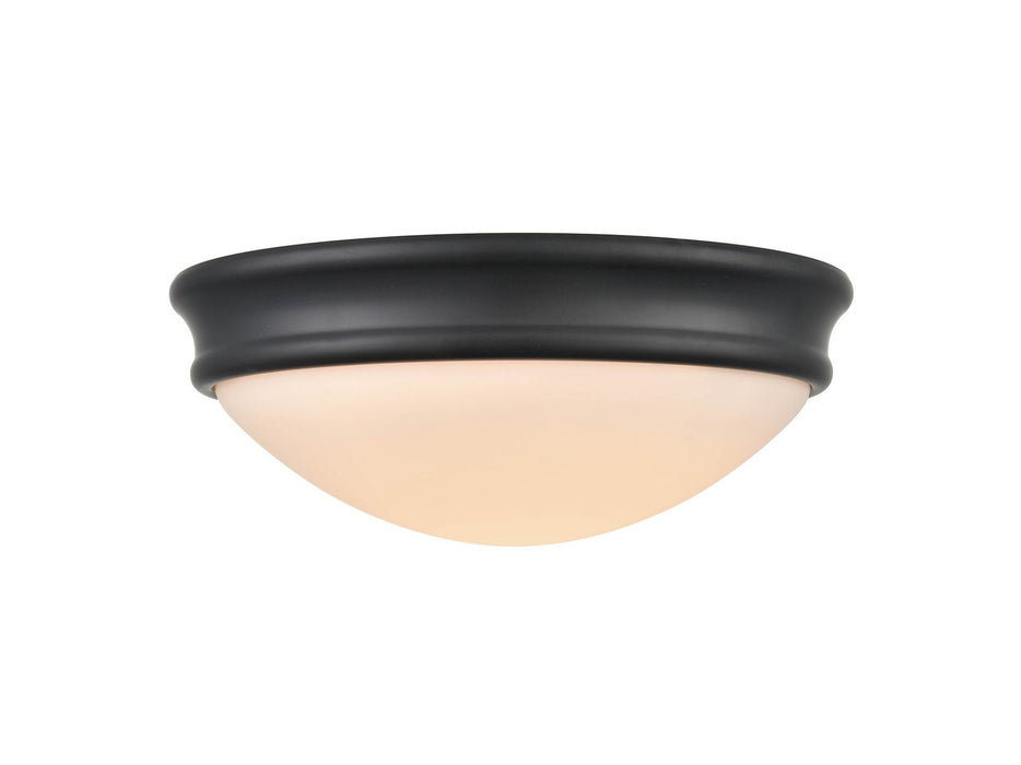 Millennium 5221-MB One Light Flushmount, Matte Black