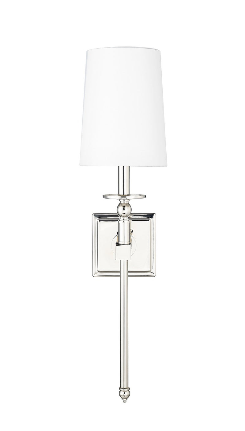 Millennium 46971-PN One Light Wall Sconce, Polished Nickel