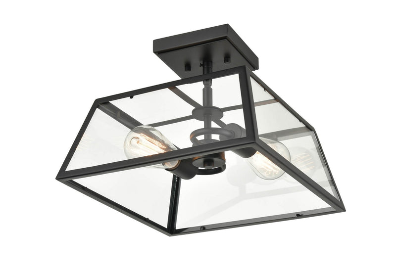 Millennium 8022-PBK Two Light Outdoor Lantern, Powder Coated Black