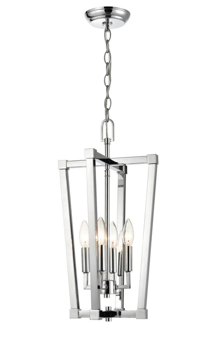 Millennium 9124-CH Four Light Pendant, Chrome