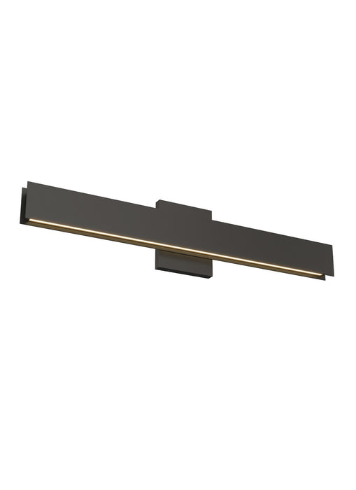 Visual Comfort Modern 700BCBAU24B-LED930-277 LED Bath, Nightshade Black