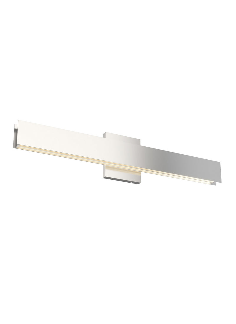 Visual Comfort Modern 700BCBAU24N-LED930-277 LED Bath, Polished Nickel