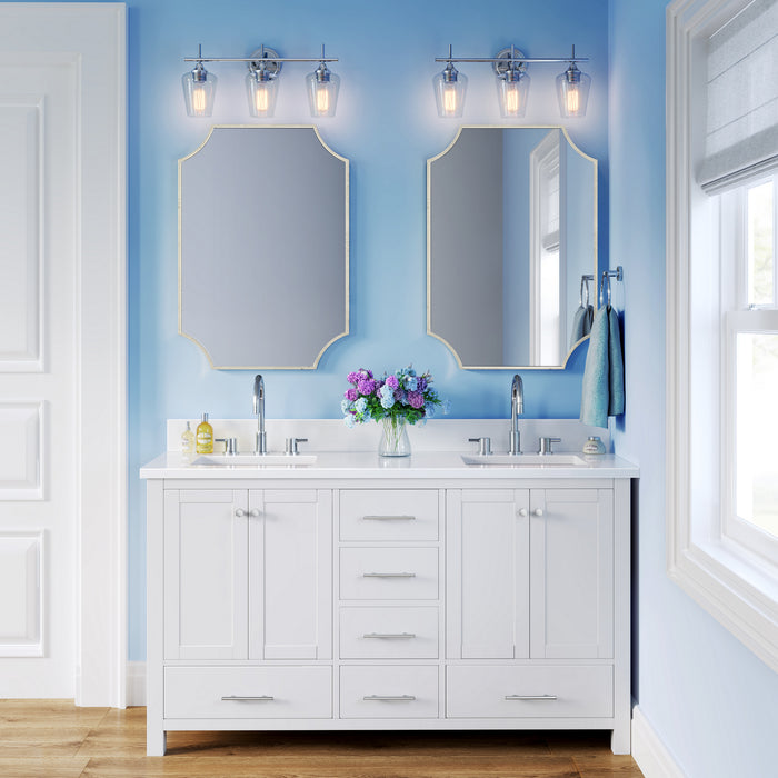 Millennium 9703-CH Three Light Vanity, Chrome