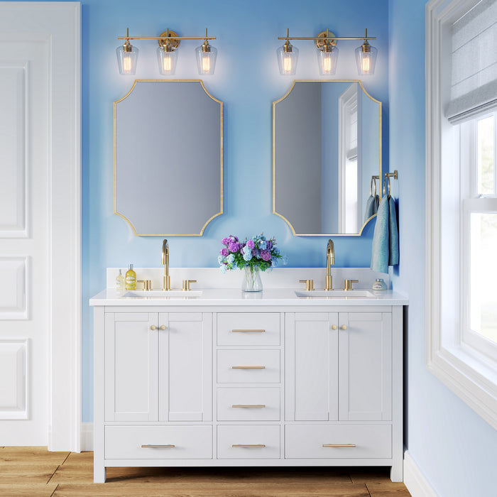 Millennium 9703-MG Three Light Vanity, Modern Gold