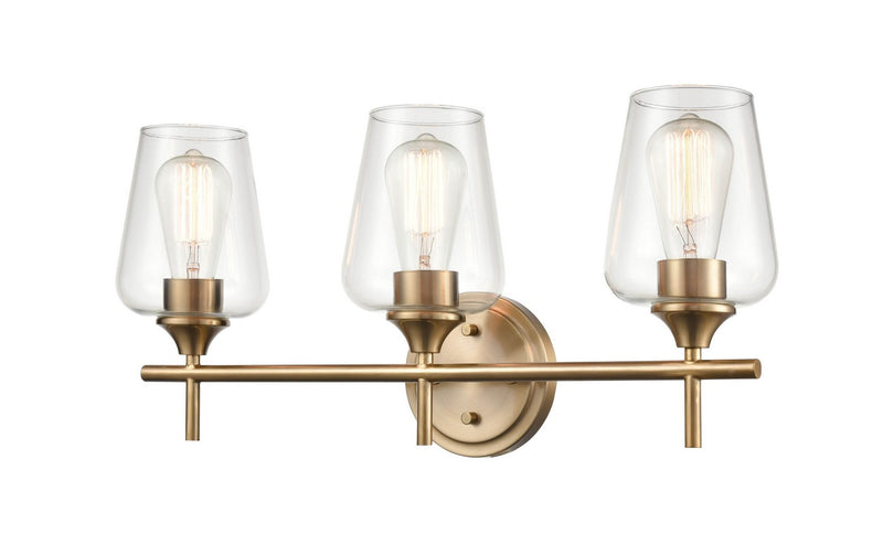 Millennium 9703-MG Three Light Vanity, Modern Gold