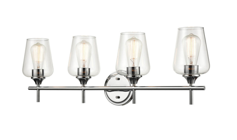 Millennium 9704-CH Four Light Vanity, Chrome