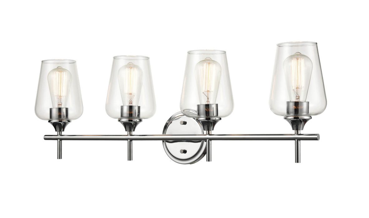 Millennium 9704-CH Four Light Vanity, Chrome