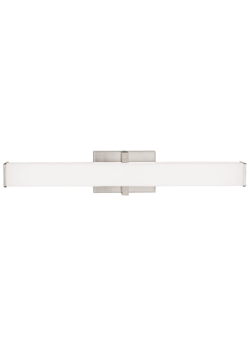 Visual Comfort Modern 700BCELI24S-LED930 LED Bath, Satin Nickel
