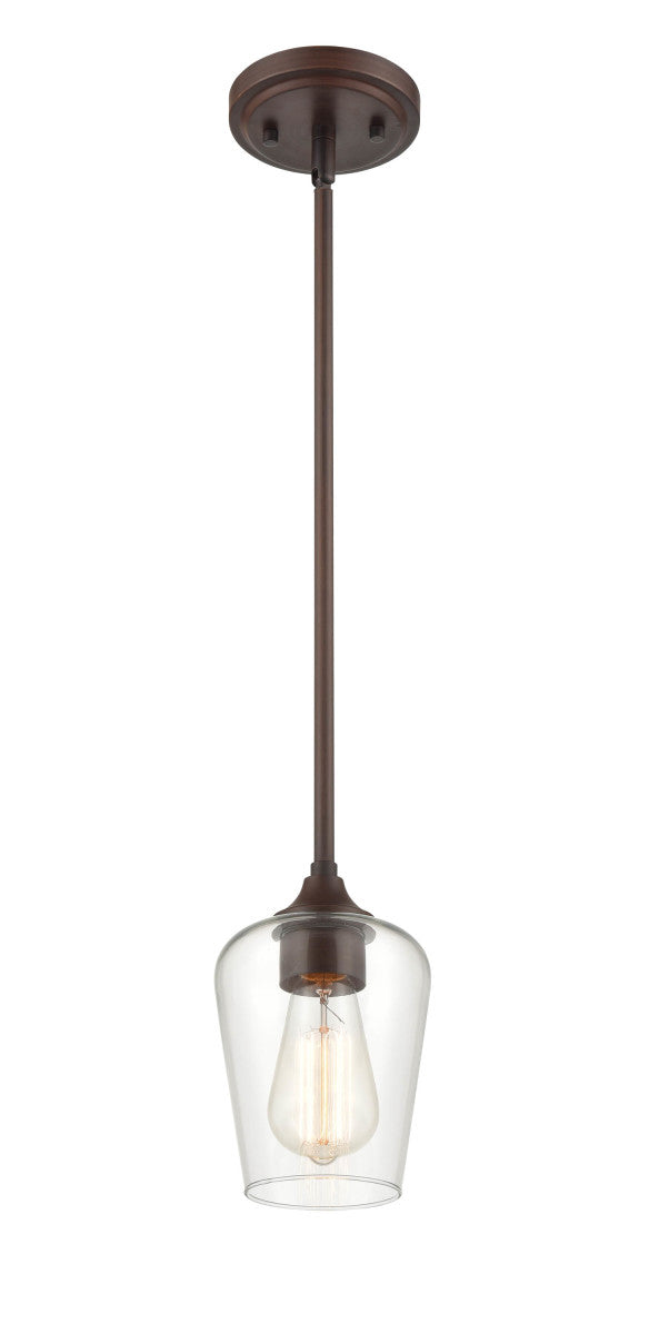 Millennium 9731-RBZ One Light Mini Pendant, Rubbed Bronze
