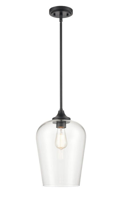 Millennium 9741-MB One Light Mini Pendant, Matte Black