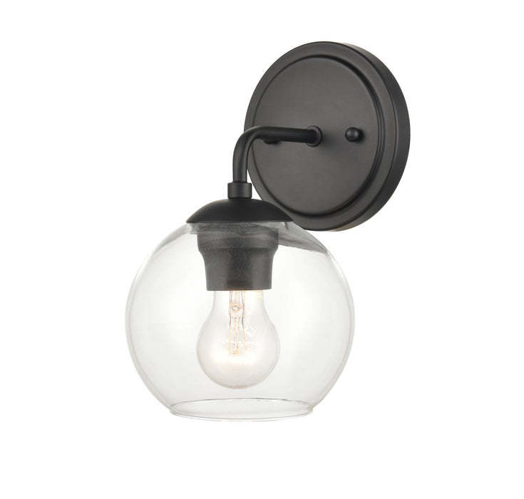 Millennium 9751-MB One Light Wall Sconce, Matte Black