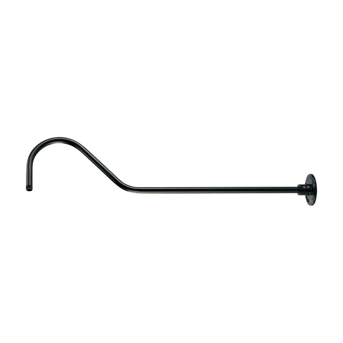 Millennium RGN41-ASB Goose Neck, Aluminum Satin Black