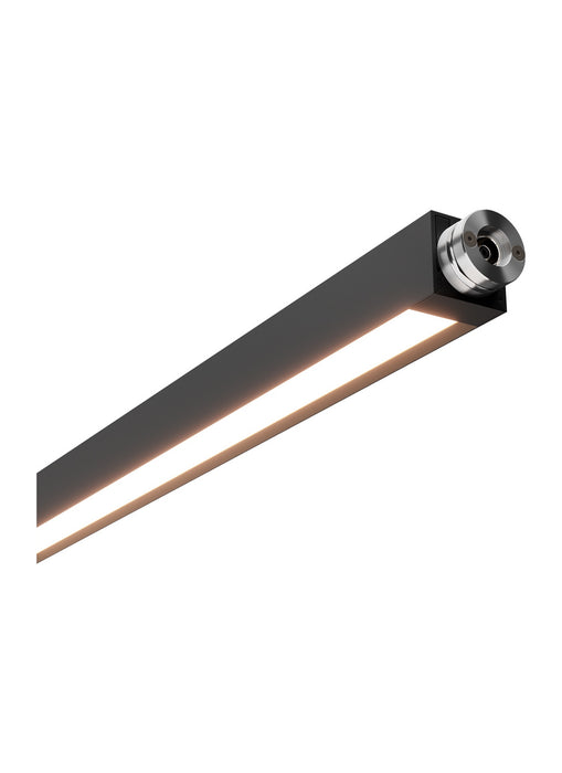 Visual Comfort Architectural 700BRXBB48B Blank Bars, Nightshade Black
