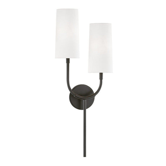 Hudson Valley 1422-OB Two Light Wall Sconce, Old Bronze