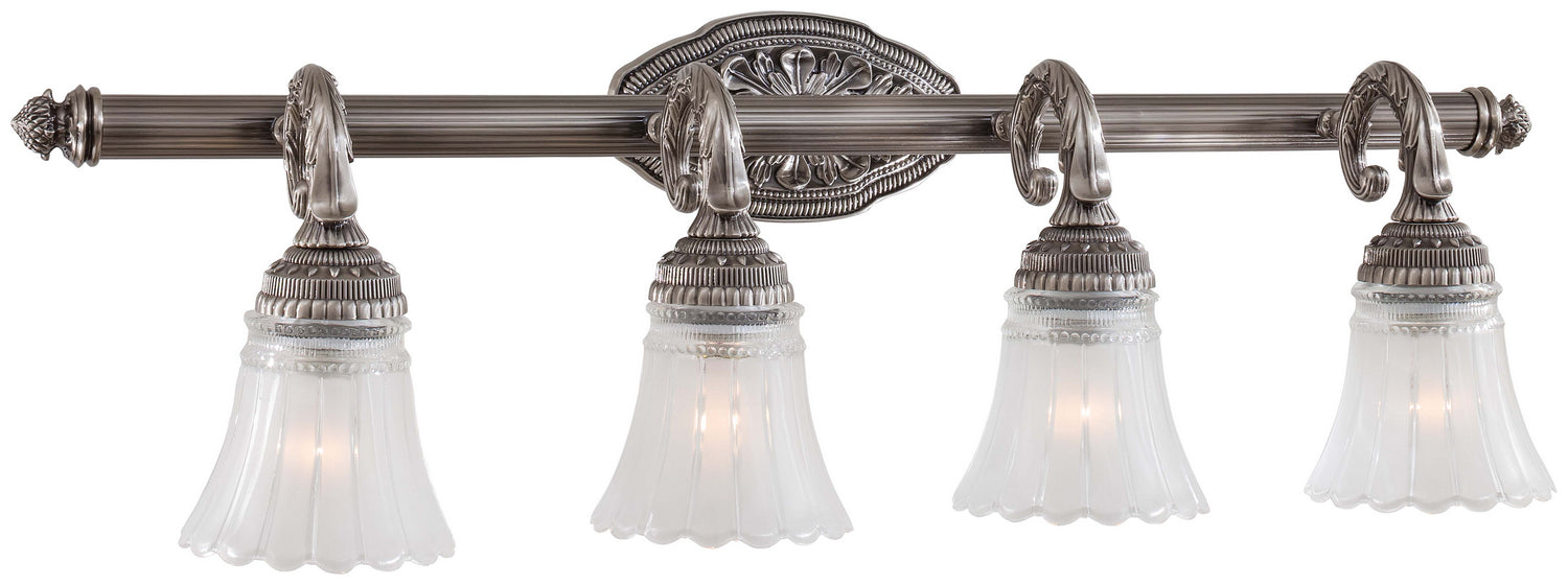 Minka-Lavery 5764-2560-84 Four Light Bath, Brushed Nickel