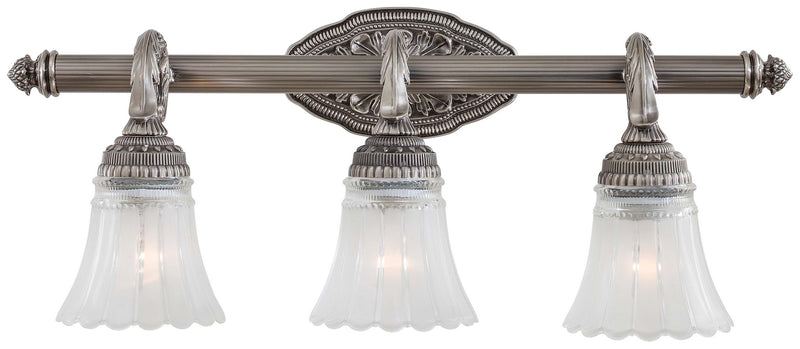 Minka-Lavery 5763-2560-84 Three Light Bath, Brushed Nickel