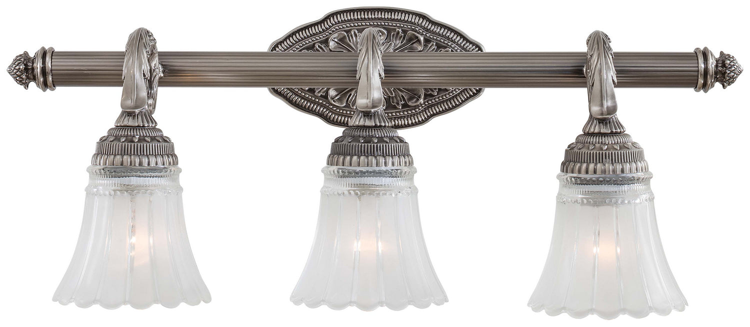 Minka-Lavery 5763-2560-84 Three Light Bath, Brushed Nickel