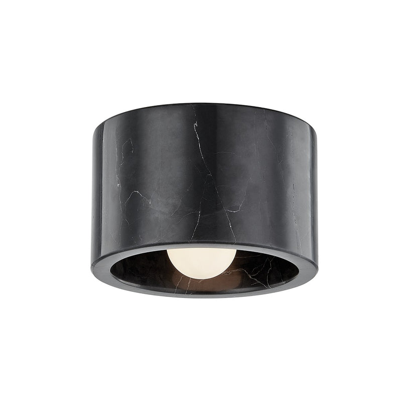 Hudson Valley 4500-BM-PN One Light Flush Mount, Polished Nickel