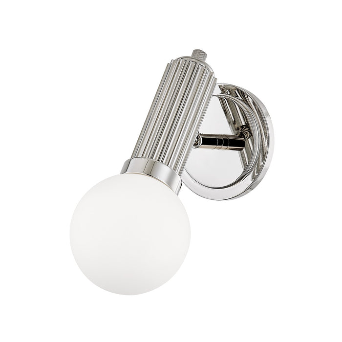 Hudson Valley 5100-PN One Light Wall Sconce, Polished Nickel