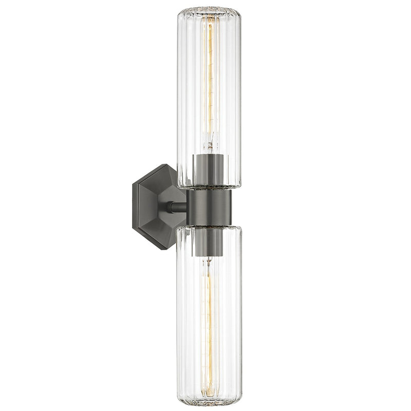 Hudson Valley 5124-OB Two Light Wall Sconce, Old Bronze