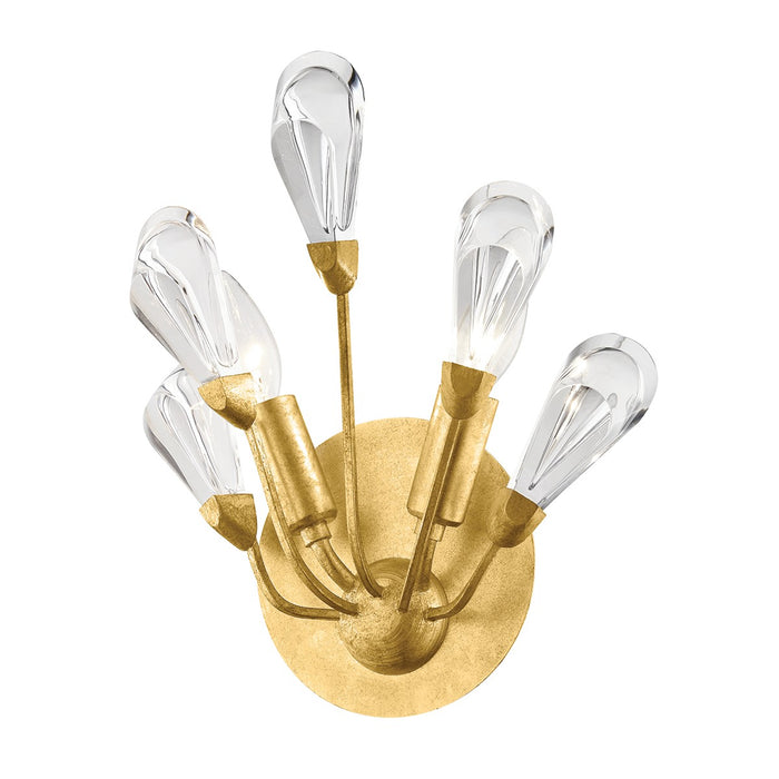 Hudson Valley 7200-GL Two Light Wall Sconce, Gold Leaf