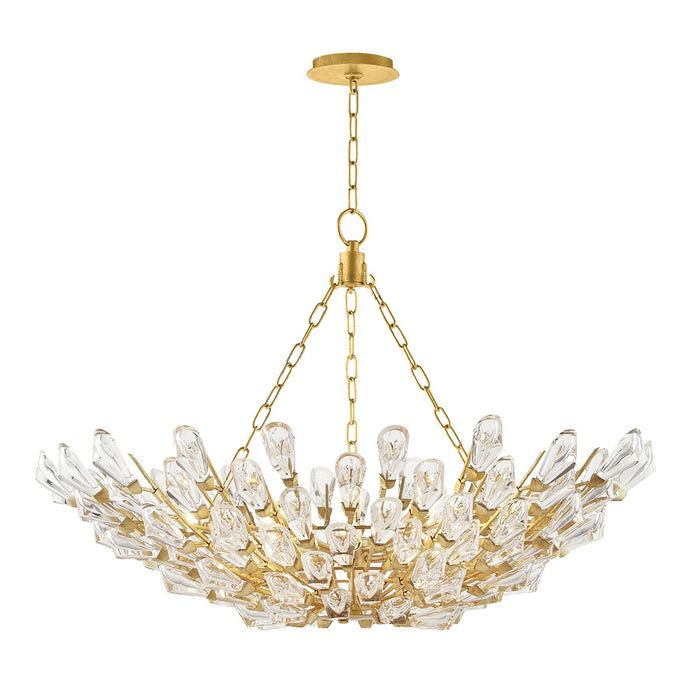 Hudson Valley 7240-GL 12 Light Chandelier, Gold Leaf