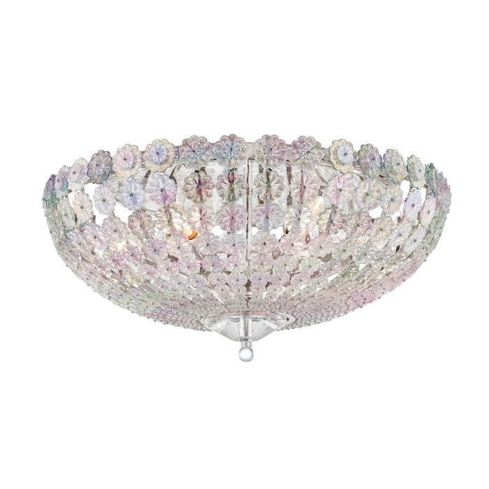 Hudson Valley 8222-PN Six Light Semi Flush Mount, Polished Nickel