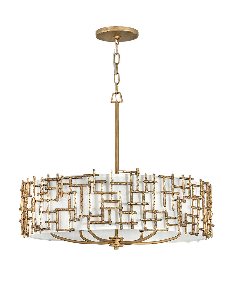 Fredrick Ramond FR33104BNG LED Chandelier, Burnished Gold