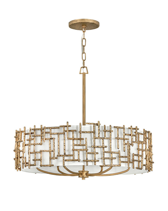 Fredrick Ramond FR33104BNG LED Chandelier, Burnished Gold