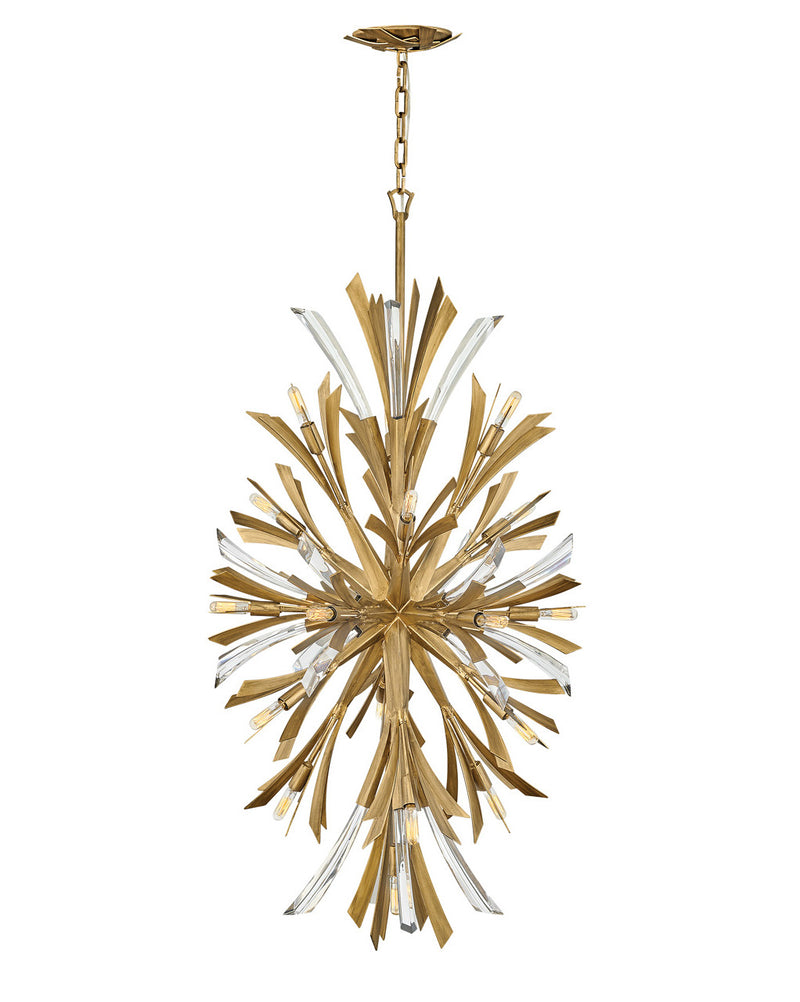 Fredrick Ramond FR40907BNG LED Chandelier, Burnished Gold
