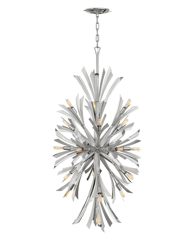 Fredrick Ramond FR40907GG LED Chandelier, Glacial