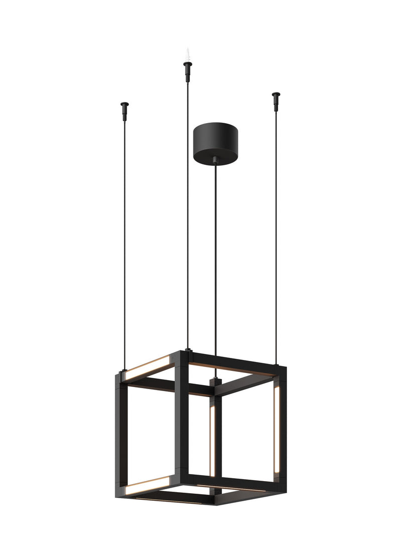 Visual Comfort Architectural 700BRXCL93012BS LED Pendant, Nightshade Black
