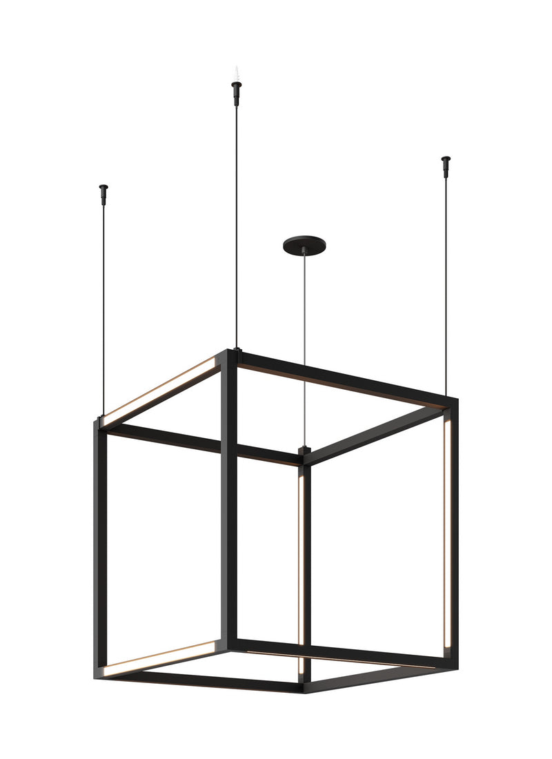 Visual Comfort Architectural 700BRXCL93024BS LED Pendant, Nightshade Black