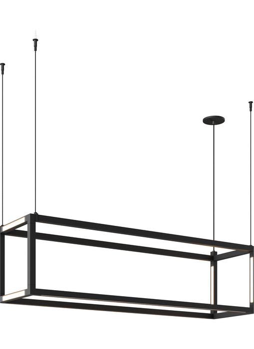 Visual Comfort Architectural 700BRXRL93048BR Linear Suspension, Nightshade Black