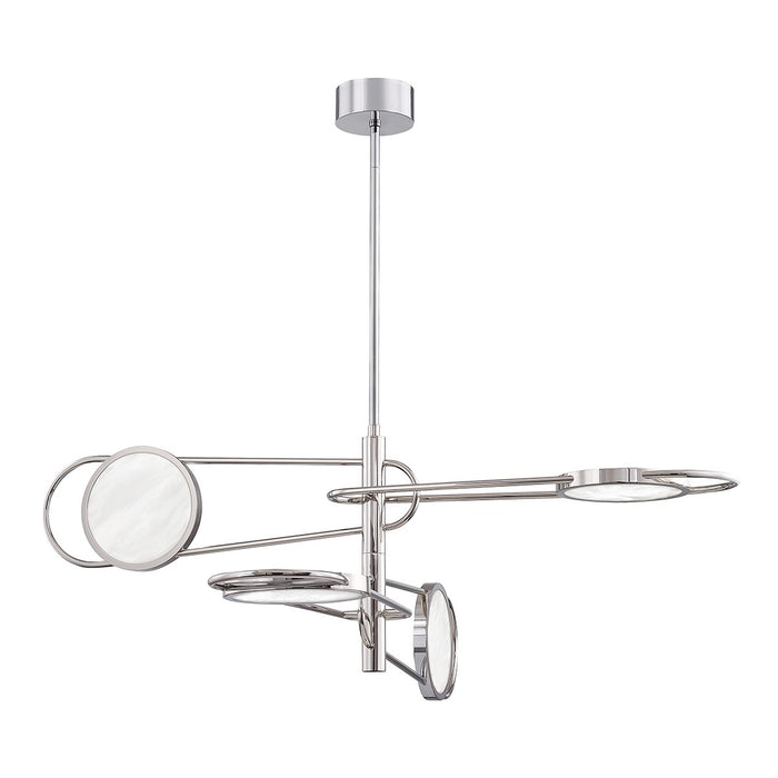 Hudson Valley 8724-BN LED Chandelier, Burnished Nickel