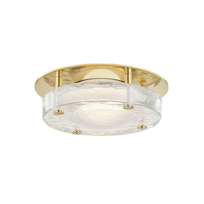 Hudson Valley 9208-AGB LED Flush Mount, Aged Brass