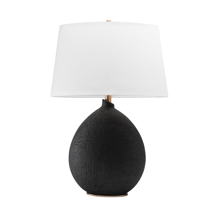Hudson Valley L1361-BK One Light Table Lamp, Dusk Black