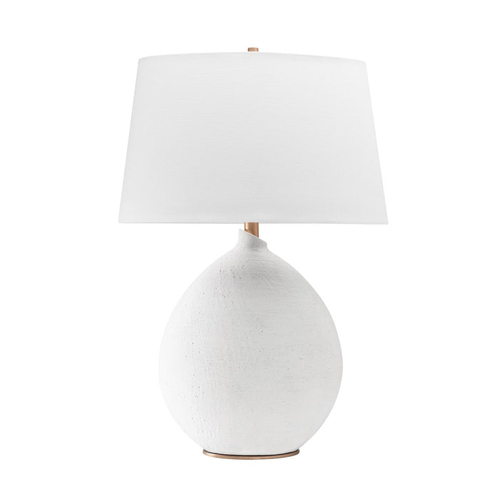 Hudson Valley L1361-WH One Light Table Lamp, White