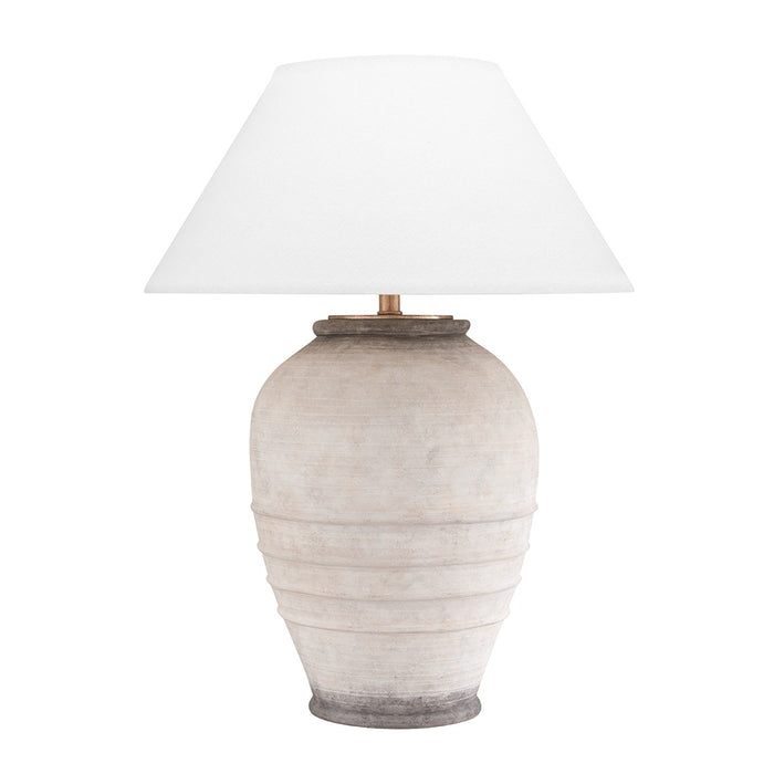 Hudson Valley L1371-ASH One Light Table Lamp, Ash