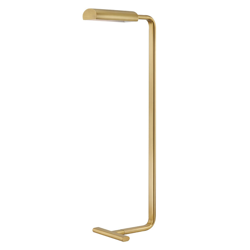 Hudson Valley L1518-AGB One Light Floor Lamp, Aged Brass