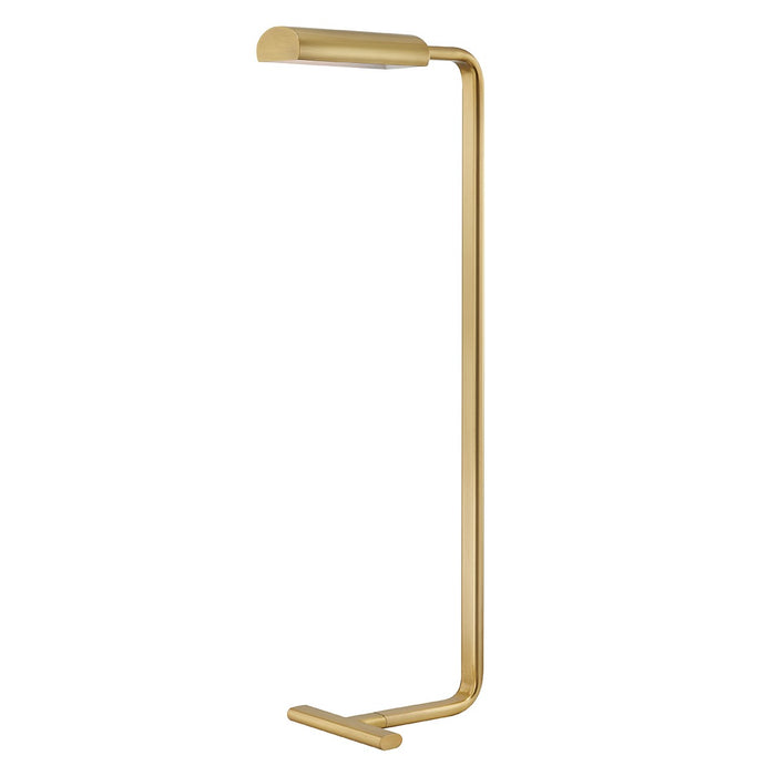 Hudson Valley L1518-AGB One Light Floor Lamp, Aged Brass