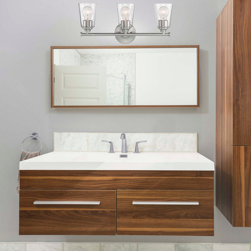 Nuvo Lighting 60-7183 Three Light Vanity, Brushed Nickel